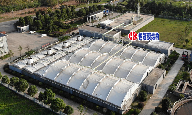 江西某污水厂反吊膜收集与废气处理工程