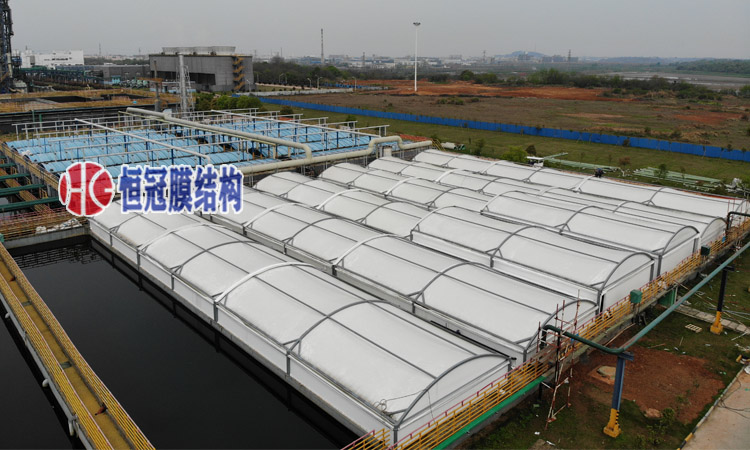 污水池盖板反吊膜结构的膜材张力要求