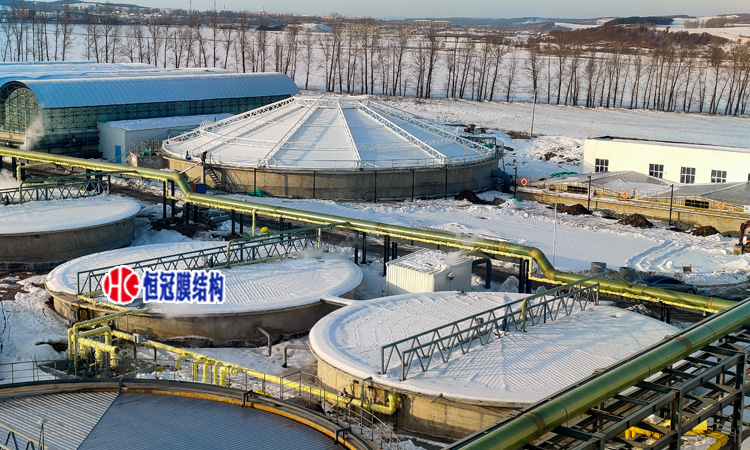 污水池膜结构风雪夹击风险预警